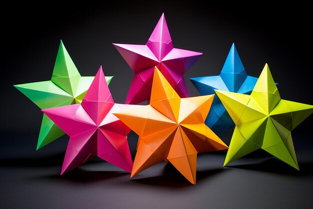 Foto stelle origami 3d