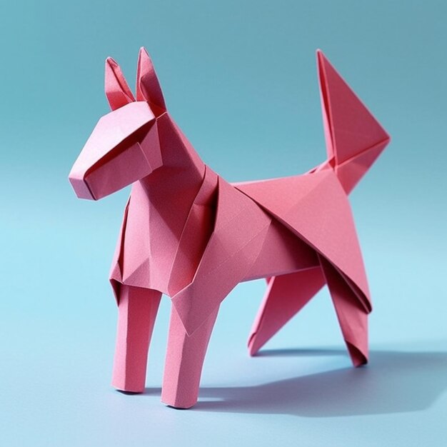 Origami ontwerp kleurrijke vorm