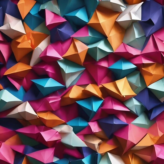 Origami texture illustration generative ai