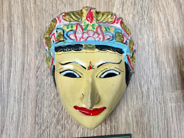 original art masks from Indonesian culture