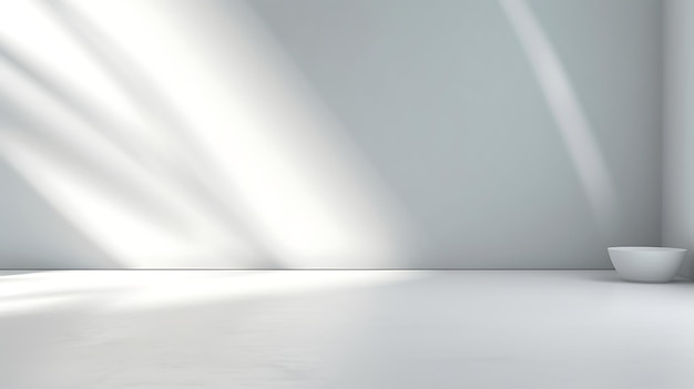 An original background image for design or product presentation with a play of light and shadow