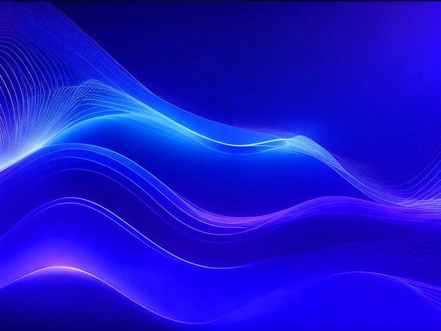 Original blue purple gradient glowing particle wave background hd wallpaper