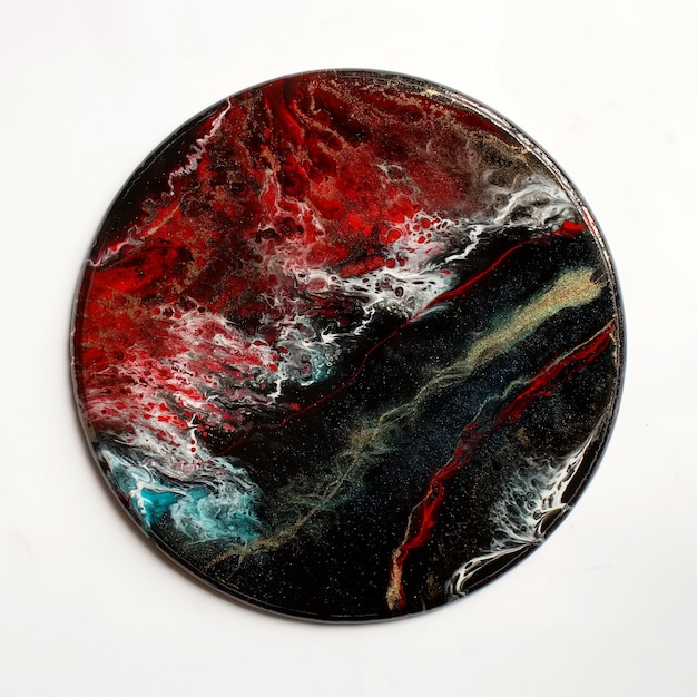 Photo original epoxy resin art