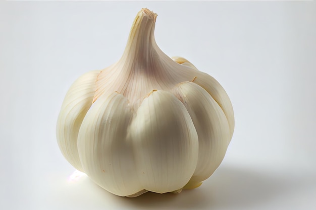 Original One natural Garlic with white background