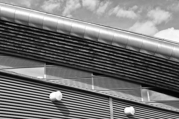 originele minimalistische architectonische elementen zwarte en witte lijnen
