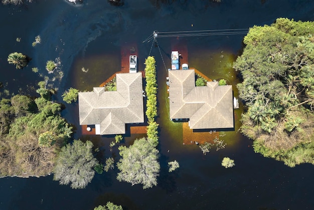 Orkaan Ian zette huizen in woonwijk Florida onder water Natuurramp en de gevolgen daarvan