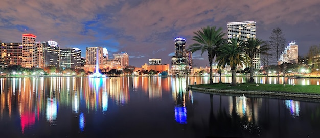 Orlando night panorama