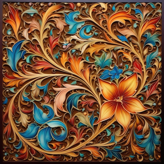 Ornamental Design Pattern Arabesque