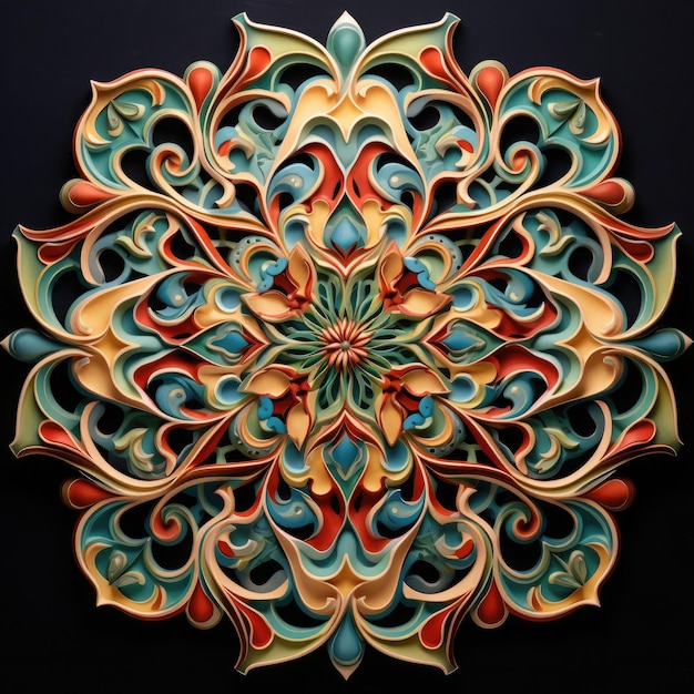 Ornamental Design Pattern Arabesque