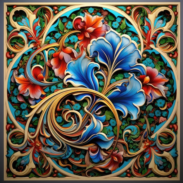 Ornamental Design Pattern Arabesque