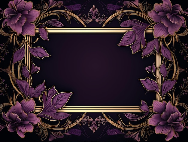 Ornamental luxury frame beautiful background