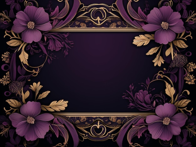 Ornamental luxury frame beautiful background