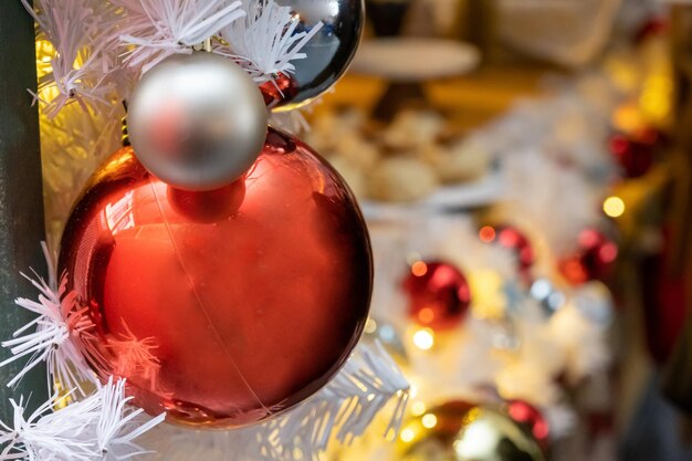 Ornaments on the Christmas tree