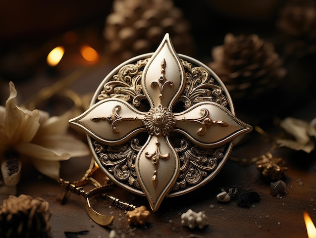 Ornaments decoration HD 8K wallpaper Stock Photographic Image