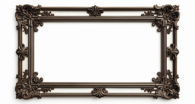 Photo ornate frame ready to frame your masterpiece