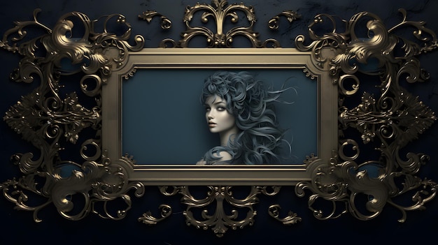 Photo ornate frame