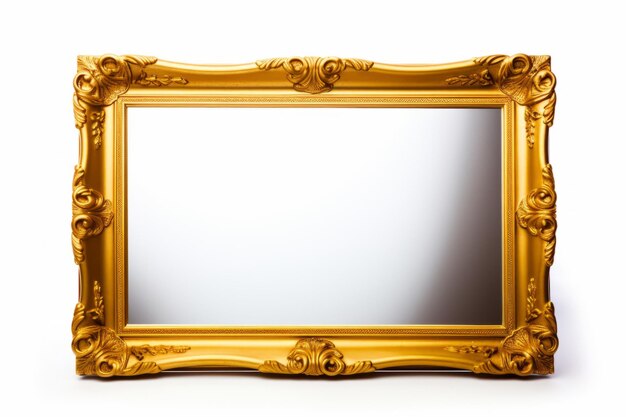 Ornate gold gilded picture frame