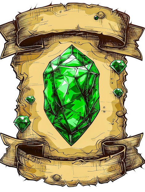 Ornate medieval fantasy emblems Fantasy jewels and shields banners for online gaming