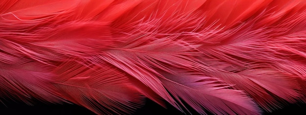 Photo ornate pattern of flamingo feathers highlighting intricate details and glossy sheen ai generative