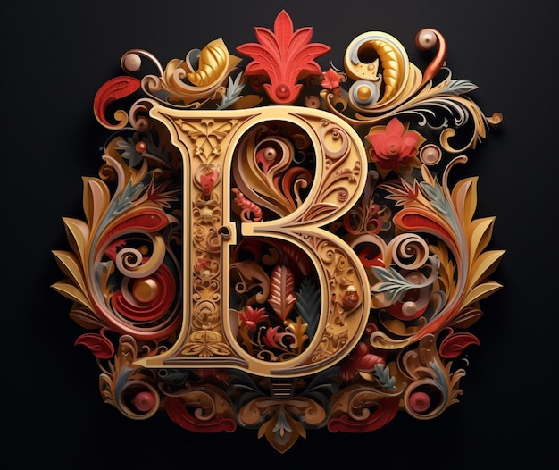 Ornate typography with festive messages
