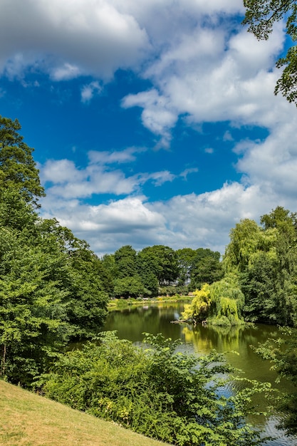 Orsteds Park in Copenhagen, Denmark