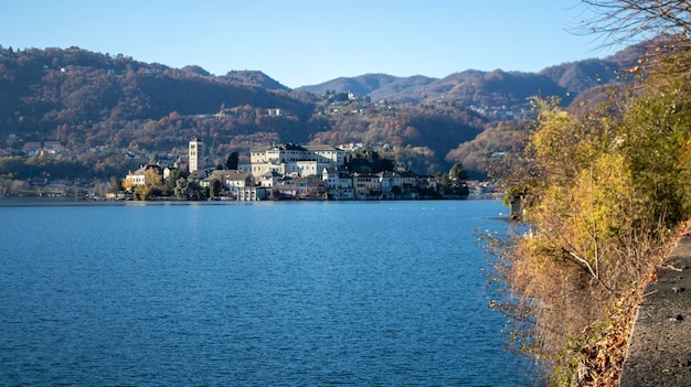 オルタ湖 イタリア北部 目的地の風景