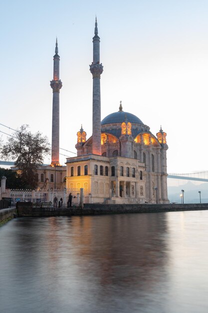 Ortakoy Mosque in Istanbul City Turkey