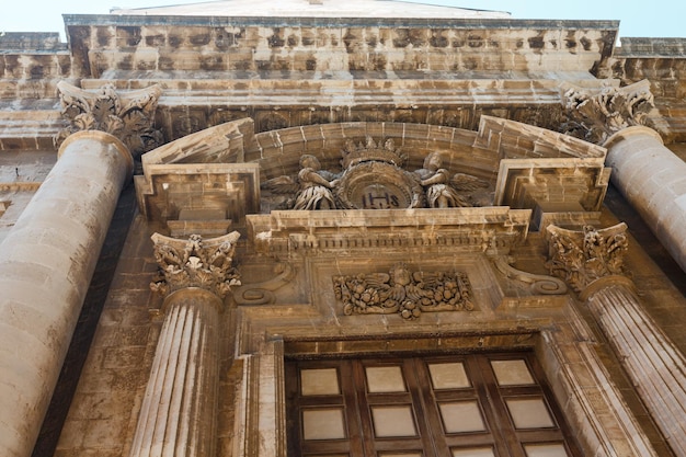 Ortigia straatmening Syracuse Sicilië Italië