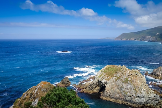 Photo ortigueira cliffs and atlantic ocean galicia spain