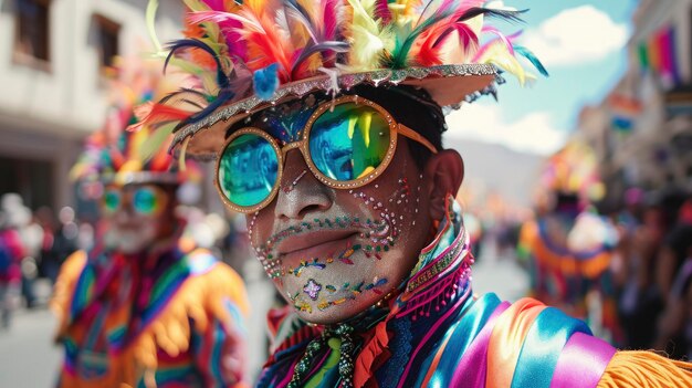 Photo a oruro carnival professional photo high quality sharp focus ar 169 style raw v 6 job id 740692cd09774af9832754c58238e000