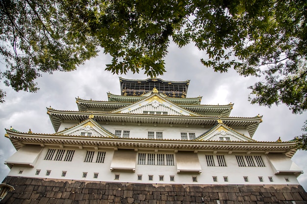 Castello di osaka in giappone