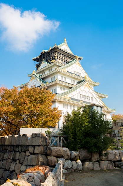 Castello di osaka in giappone