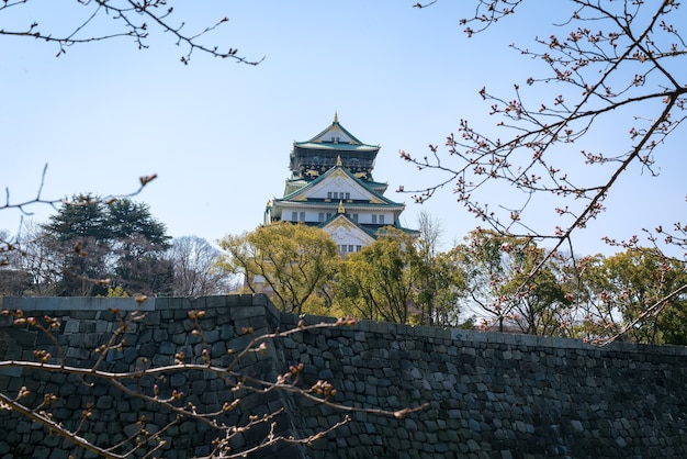 osaka castle in Matsumoto, Japan