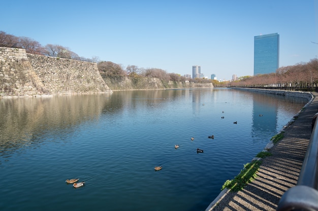 osaka castle in Matsumoto, Japan