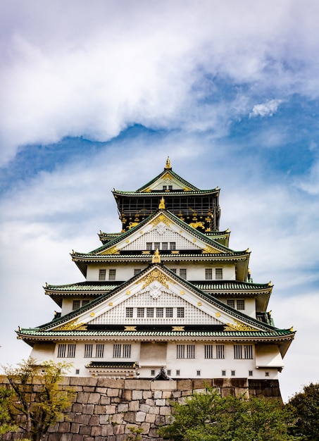 Castello di osaka, osaka, giappone