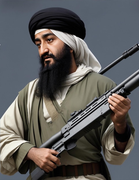 Osama Bin Laden met sluipschutter