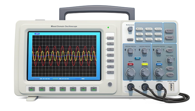 Oscilloscope 3D rendering