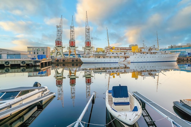 Oslo centrum stad skyline stadsgezicht in Noorwegen