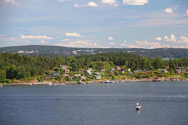 Photo oslo fjord in norway scandinavia