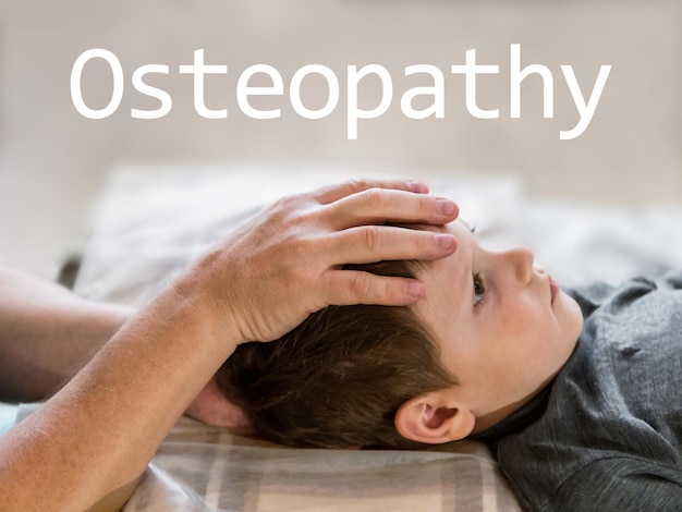 Osteopathy treatment for a child