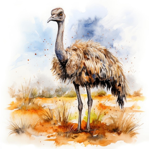 Ostrich Painting