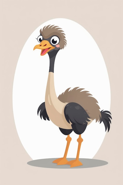 ostrich vector illustration