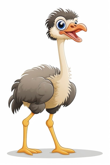 Photo ostrich vector illustration