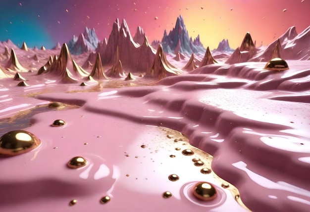 otherworldly landscape