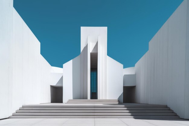 Otherworldly Minimalist Architecture Design Photo