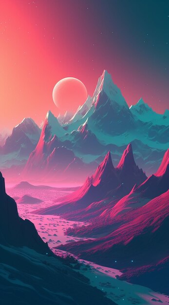 Otherworldly Mountain Terrain