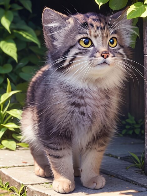 Foto otocolobus manul cat per la carta da parati mobile