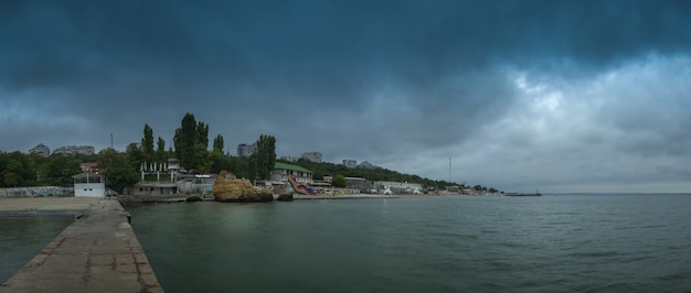 Otrada Beach in Odessa, Oekraïne