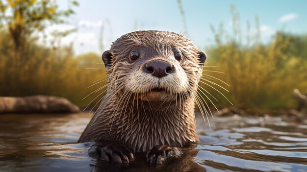 Otter high quality background