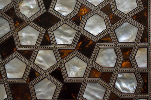 Ottomaans kunstvoorbeeld van parelmoer inlays